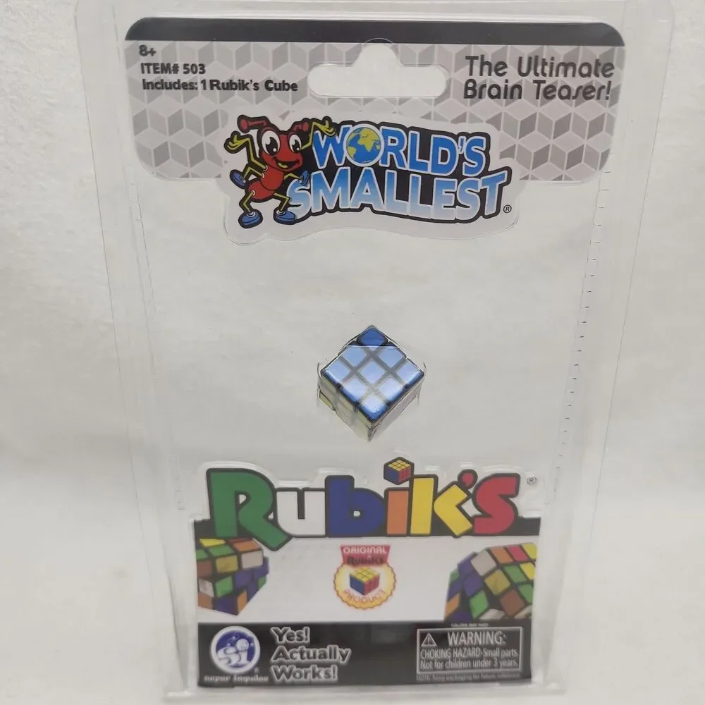 Game World's Smallest RUBIKS Cube Puzzle 3/4